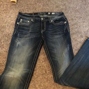 Dark wash miss me jeans